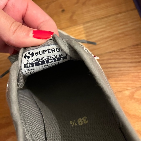 Gray Classic Superga Sneakers - Picture 4 of 4